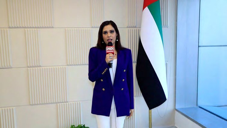 Pooja Sudha at a UAE press event