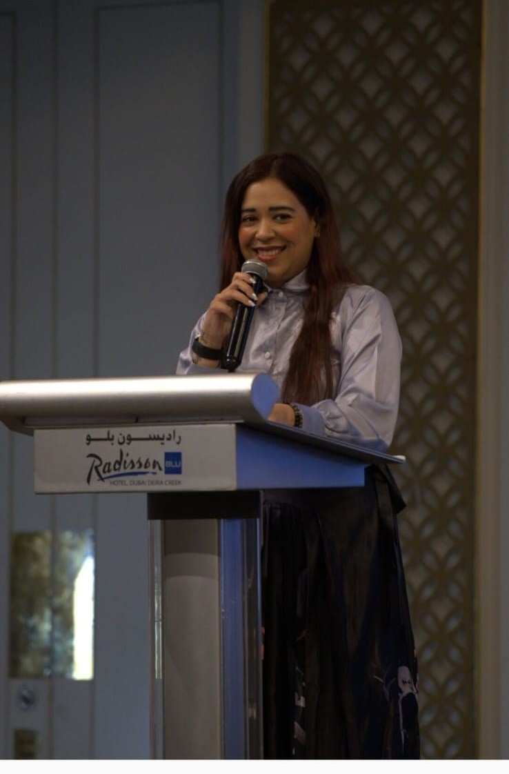 Pooja Sudha hosting at Radisson Blu Hotel Dubai Deira Creek