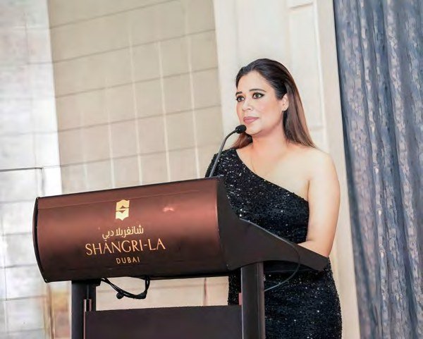 Pooja Sudha hosting at Shangri-La Dubai